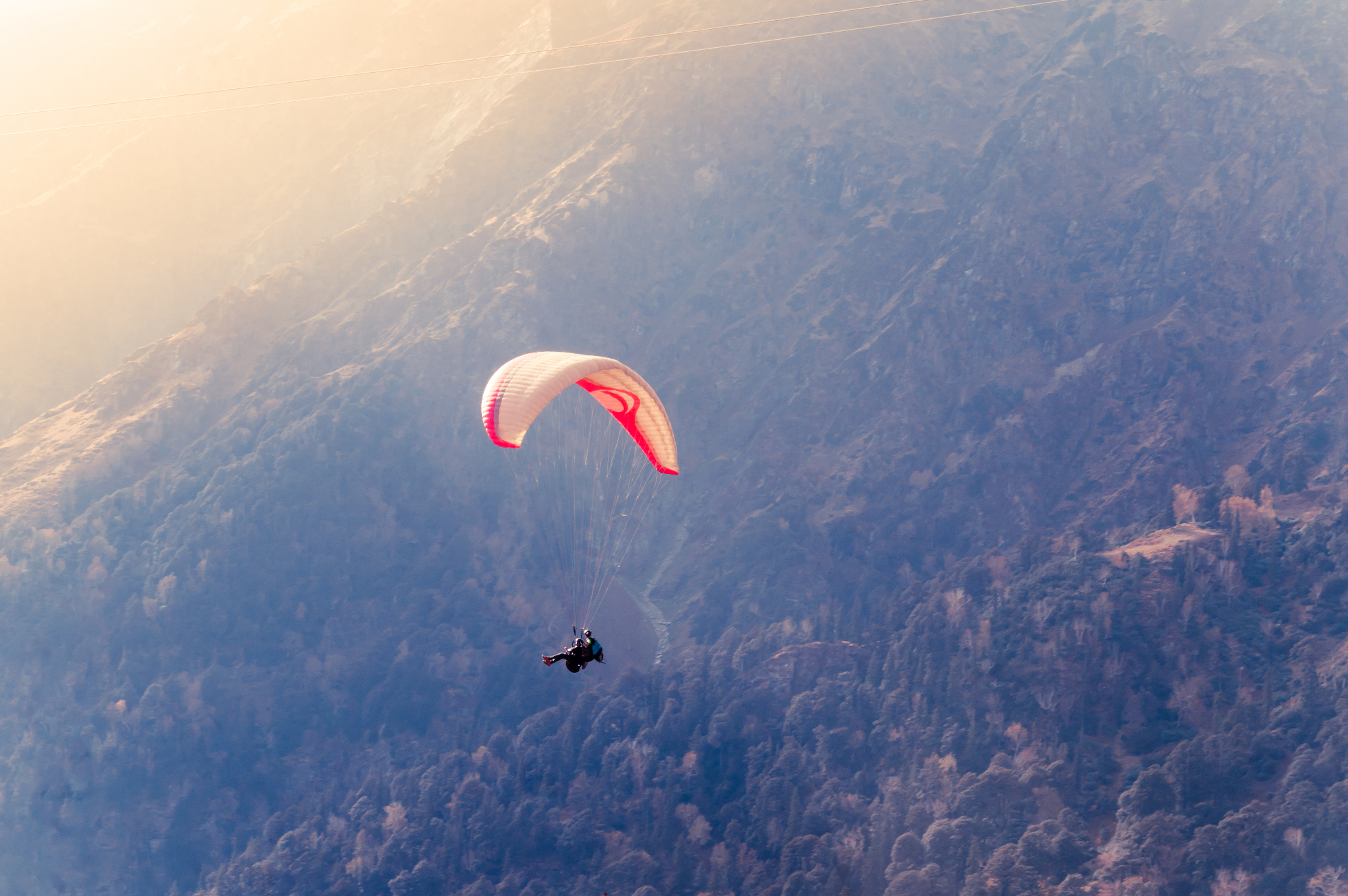 Za darilo sem dobil paragliding